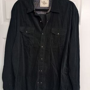 Black Button-Up Shirt